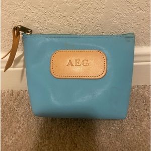 Jon Hart Ocean Blue Cosmetic Zip